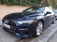 Usado Audi A7 286 CV (210 kW) 2019 Azul Berlina
