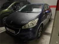 Usado Peugeot 208 Active 82 CV (60 kW) 2013 Azul Utilitario