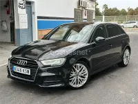 Usado Audi A3 S-Line 116 CV (85 kW) 2019 Negro Berlina