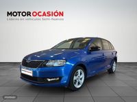 Usado Skoda Rapid Ambition 93 CV (68 kW) 2017 Azul Familiar