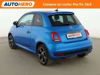 Usado Fiat 500 S 69 CV (50 kW) 2019 Azul Utilitario