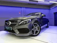 Usado Mercedes C220 170 CV (125 kW) 2018 Gris / plata Coupe