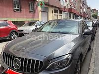 Usado Mercedes C350e 279 CV (205 kW) 2017 Gris / plata Berlina