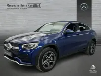 Usado Mercedes GLC300e AMG line 306 CV (225 kW) 2021 Azul brillante SUV