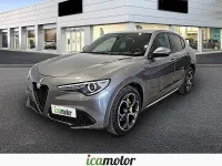 Usado Alfa Romeo Stelvio Veloce 210 CV (154 kW) 2021 Gris / plata SUV