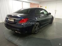 Usado Mercedes C200 136 CV (100 kW) 2014 Azul Berlina