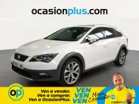 Usado Seat Leon 4Drive 150 CV (110 kW) 2016 Blanco Familiar
