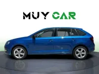 Usado Skoda Rapid Ambition 95 CV (69 kW) 2018 Azul Utilitario