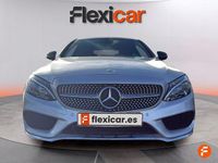 Usado Mercedes C220 AMG line 170 CV (125 kW) 2016 Gris Coupe