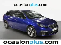 Usado Peugeot 308 GT-line 130 CV (95 kW) 2018 Azul Familiar