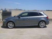 Usado Audi A3 S-Line 110 CV (80 kW) 2015 Gris Berlina
