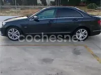 Usado Mercedes C200 Avantgarde 136 CV (100 kW) 2011 Negro Berlina