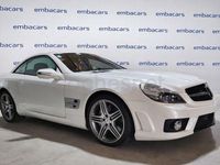 Usado Mercedes SL63 AMG AMG 525 CV (386 kW) 2008 Blanco Descapotable
