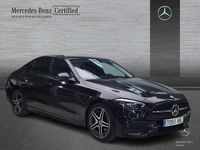 Usado Mercedes C220 AMG line 200 CV (147 kW) 2025 Negro obsidiana Berlina