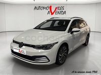 Usado VW Golf VIII Life 110 CV (80 kW) 2021 Blanco Familiar