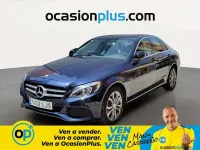 Usado Mercedes C350e 279 CV (205 kW) 2016 Azul Berlina