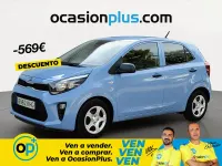 Usado Kia Picanto 67 CV (49 kW) 2018 Azul Utilitario