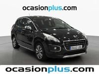 Usado Peugeot 3008 Style 150 CV (110 kW) 2015 Negro Familiar