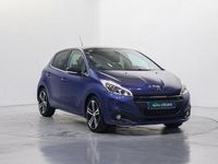 Usado Peugeot 208 GT-line 120 CV (88 kW) 2017 Azul Utilitario