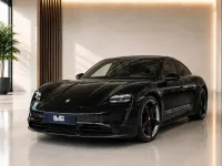 Usado Porsche Taycan 300 kW (408 CV) 2021 Negro Coupe