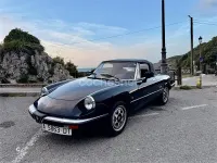 Usado Alfa Romeo Spider 128 CV (94 kW) 1986 Negro Descapotable