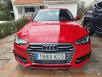 Usado Audi A4 S-Line 190 CV (139 kW) 2017 Rojo Berlina