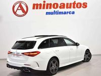 Usado Mercedes C300 AMG line 317 CV (233 kW) 2023 Blanco Familiar