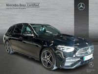 Usado Mercedes C220 AMG line 200 CV (147 kW) 2024 Negro Familiar