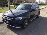 Usado Mercedes GLC350 AMG line 320 CV (235 kW) 2017 Azul SUV