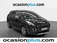 Usado Peugeot 3008 Style 120 CV (88 kW) 2015 Negro Familiar