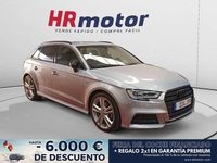 Usado Audi A3 S-Line 111 CV (81 kW) 2017 Gris Utilitario