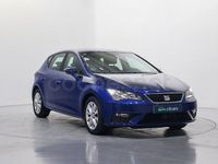 Usado Seat Leon Style 110 CV (80 kW) 2018 Azul Berlina
