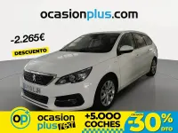 Usado Peugeot 308 Style 130 CV (95 kW) 2020 Blanco Familiar