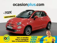 Usado Fiat 500 Lounge 69 CV (50 kW) 2016 Rojo Descapotable