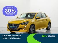 Usado Peugeot 208 Active 100 CV (73 kW) 2021 Amarillo Utilitario