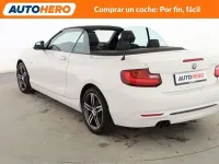 Usado BMW 220 Sport Line 190 CV (139 kW) 2015 Blanco Descapotable
