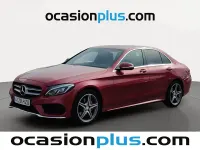 Usado Mercedes C220 AMG line 170 CV (125 kW) 2014 Rojo Berlina