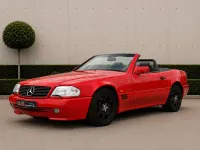 Usado Mercedes SL500 320 CV (235 kW) 1995 Rojo Descapotable