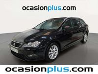 Usado Seat Leon Style 115 CV (84 kW) 2019 Negro Monovolumen