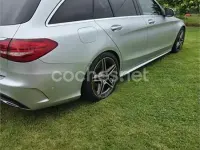 Usado Mercedes C220 AMG 170 CV (125 kW) 2016 Gris / plata Familiar