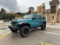 Usado Jeep Wrangler Unlimited Sahara 284 CV (208 kW) 2019 Azul SUV
