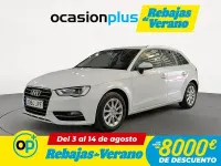 Usado Audi A3 Attraction 125 CV (91 kW) 2016 Blanco Berlina