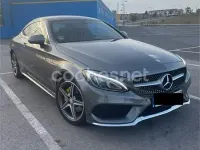 Usado Mercedes C220 AMG line 170 HP (125 kW) 2016 Cinzento Coupé