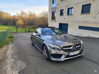Usado Mercedes C250 AMG line 204 CV (150 kW) 2016 Gris / plata Coupe