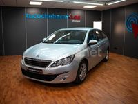 Usado Peugeot 308 SW Active 120 CV (88 kW) 2014 Gris / plata Familiar