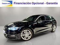 Usado Audi A3 S-Line 150 CV (110 kW) 2015 Negro Berlina
