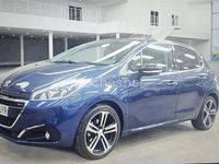 Usado Peugeot 208 GT-line 110 CV (80 kW) 2017 Azul Utilitario