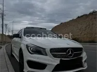 Usado Mercedes CLA200 AMG line 136 CV (100 kW) 2014 Blanco Berlina