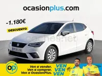 Usado Seat Ibiza Style Plus 90 CV (66 kW) 2021 Blanco Utilitario
