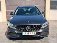 Usado Mercedes C220 AMG line 170 CV (125 kW) 2015 Gris Familiar